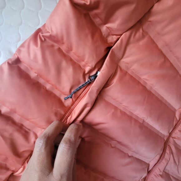 NWT Columbia Womens Lake Long DOWN Hooded Heat Jacket Size XXL Coral - Picture 14 of 15